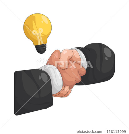 Illustration of Handshake Illustration of Handshake 138113999