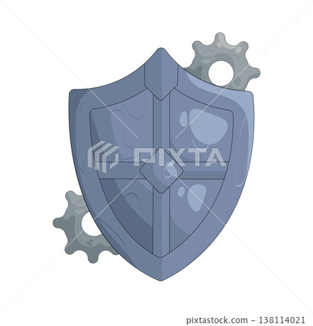 Illustration of Shield setting Illustration of Shield setting 138114021