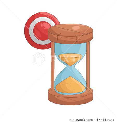 Illustration of Hourglass  138114024