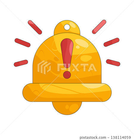 Illustration of Notification alert Illustration of Notification alert 138114059