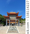 Temples under the blue sky 138114227