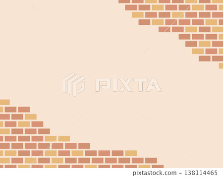 磚塊背景、插圖、留白、磚塊、方塊、簡約 138114465