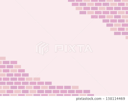 磚塊背景、插圖、留白、磚塊、方塊、簡約 138114469