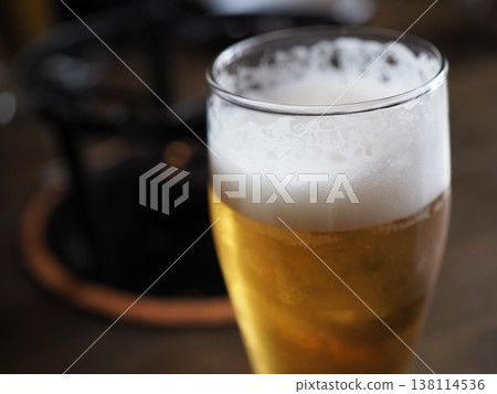 Delicious draft beer 138114536