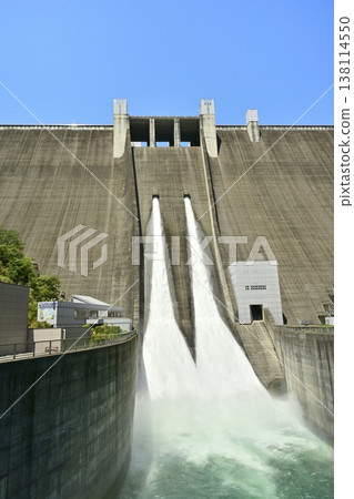 Tourism release of Miyagase Dam 138114550
