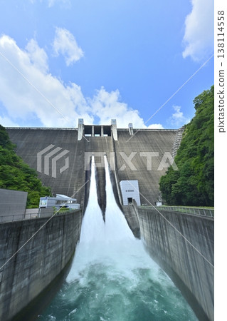 Tourism release of Miyagase Dam Tourism release of Miyagase Dam 138114558