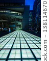 A shining path between buildings 138114670