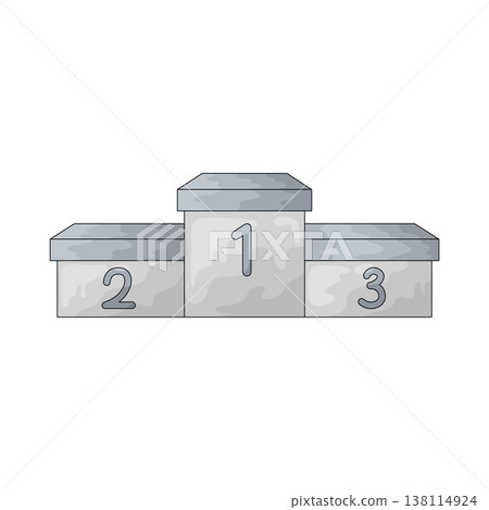 Illustration of Winners Podium 138114924