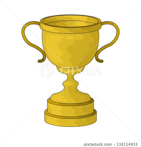 Illustration of Golden Cup Illustration of Golden Cup 138114933