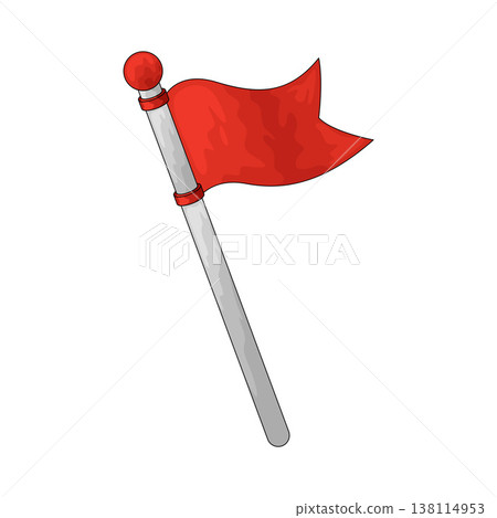 Illustration of Success Flag Illustration of Success Flag 138114953