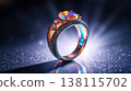 Single fine ring captured in minimal style. A chic, elegant, and timeless visual. 138115702