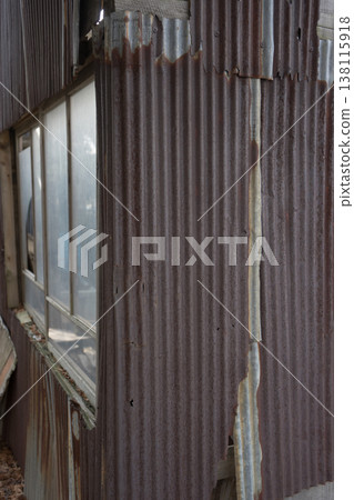 Rusted corrugated corrugated sheet Rusted corrugated corrugated sheet 138115918