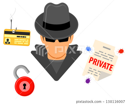 Phishing Concept Icons Phishing Concept Icons 138116007