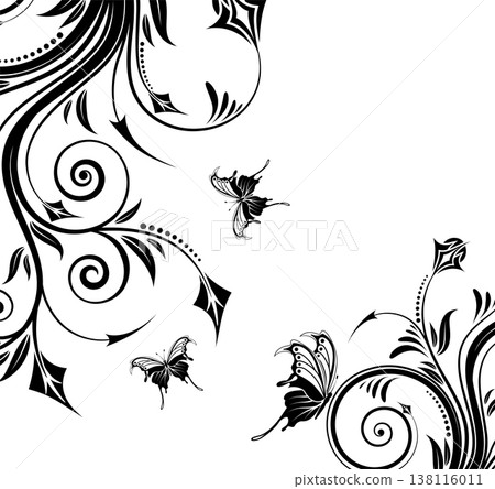 Floral background 138116011