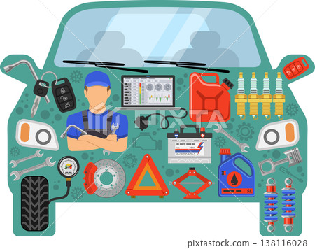 Car Service Concept 138116028