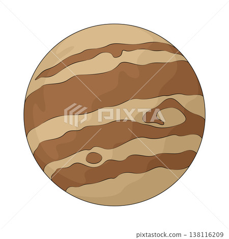 Illustration of Jupiter Illustration of Jupiter 138116209
