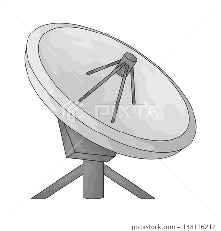 Illustration of Satellite dish 138116212