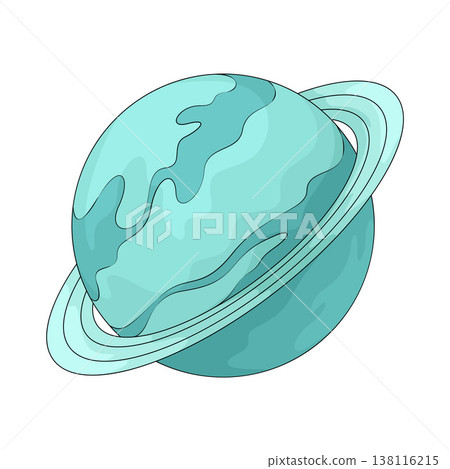Illustration of Uranus Illustration of Uranus 138116215