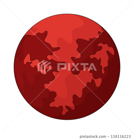Illustration of lunar eclipse Illustration of lunar eclipse 138116223