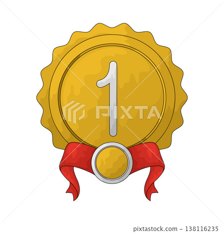 Illustration of First Place Illustration of First Place 138116235