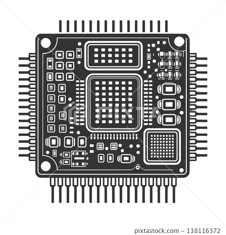 Microchip Processor Circuit Board Technology 138116372