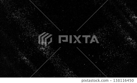 A grunge texture with white dust and noise on a black background (for overlay). A grunge texture with white dust and noise on a black background (for overlay). 138116450