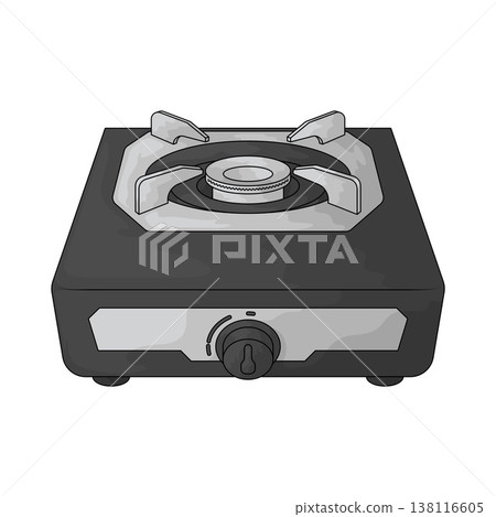 Illustration of Gas stove 138116605