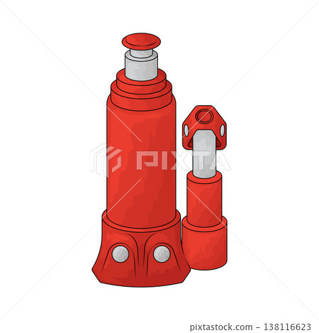 Illustration of Hydraulic Jack 138116623
