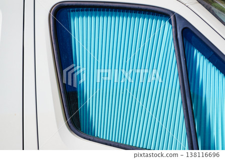 Motorhome with thermal screen blind Motorhome with thermal screen blind 138116696