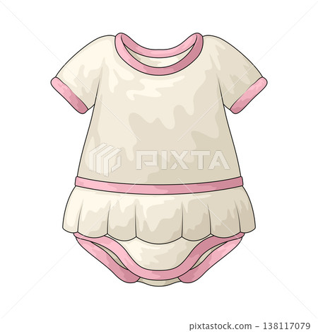 Illustration of Baby Clothes Illustration of Baby Clothes 138117079
