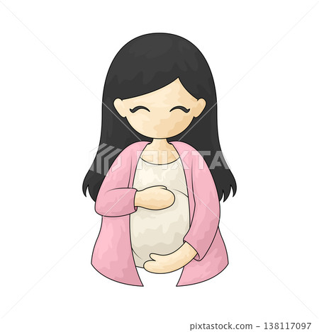Illustration of Pregnant 138117097