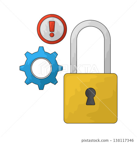 Illustration of Issue lock Illustration of Issue lock 138117346