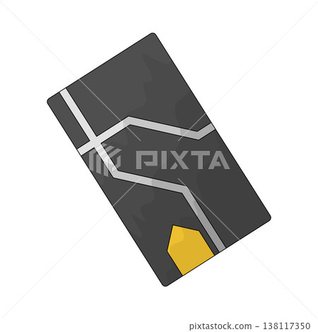 Illustration of Key Card Illustration of Key Card 138117350