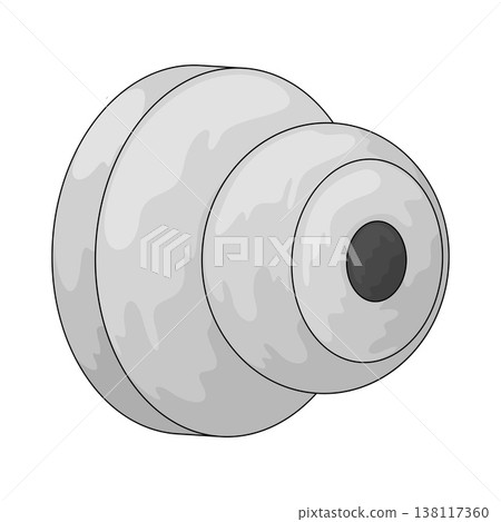 Illustration of Round Lock 138117360