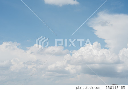 Summer blue sky and white clouds Summer blue sky and white clouds 138118465