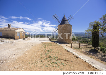 Famous Moulin Saint Saturnin les Apt in Provence landscape 138119142