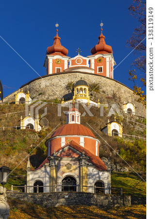 Kalvaria Banska Stiavnica on a sunny autumn day Kalvaria Banska Stiavnica on a sunny autumn day 138119149