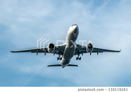 An airplane taking off and heading towards its destination. An airplane taking off and heading towards its destination. 138119261