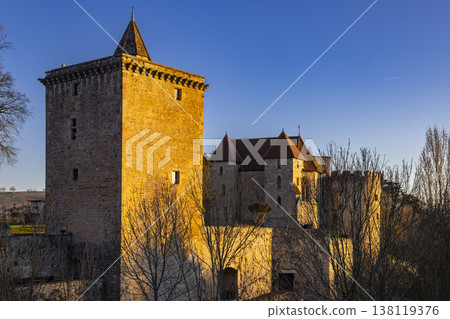 Chateau de Couches in golden hour sunlight Chateau de Couches in golden hour sunlight 138119376