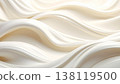 White creamy liquid swirling wave background texture 138119500