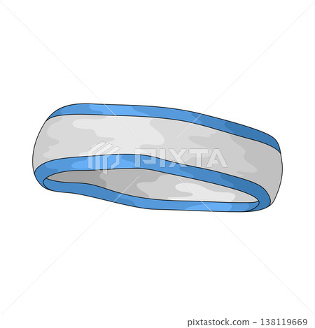 Illustration of Headband 138119669