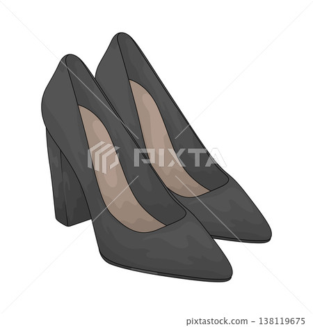 Illustration of High Heels Illustration of High Heels 138119675