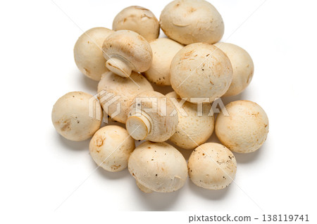 Photo of fresh white mushrooms 138119741