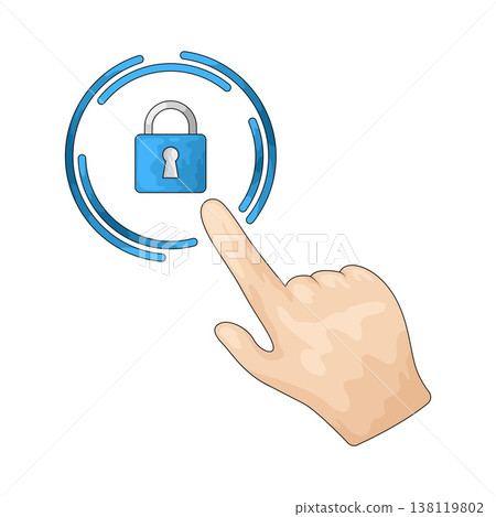Illustration of Touchscreen Dynamics 138119802
