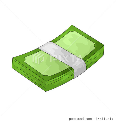 Illustration of Cash Illustration of Cash 138119815