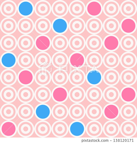 Sweet Retro Polka Dot Geometric pattern Sweet Retro Polka Dot Geometric pattern 138120171