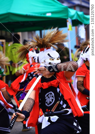 Iwate Prefecture Folk Performing Arts Performance: Onikenmai Iwate Prefecture Folk Performing Arts Performance: Onikenmai 138120760