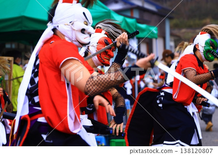Iwate Prefecture Folk Performing Arts Performance: Onikenmai 138120807