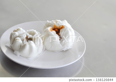 Chinese stuffed bun , steamed dumpling or steamed bun or Chinese bun 138120844