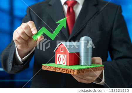 Increasing farm profits. Agribusiness is becoming profitable. Rising prices for agricultural products. Growing agricultural sector. Market demand boosts farmer revenue. Food supply trends support Increasing farm profits. Agribusiness is becoming profitable. Rising prices for agricultural products. Growing agricultural sector. Market demand boosts farmer revenue. Food supply trends support 138121320